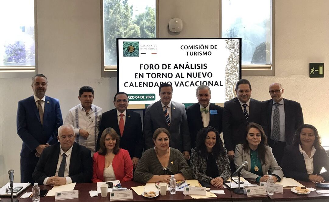 Foro de Análisis en torno al nuevo calendario vacacional, coordinado por la Comisión de Turismo de la Cámara de Diputados / Tomada de Twitter @TurismoCDMX