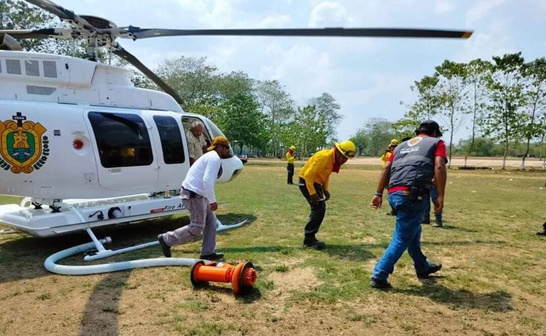 Desde el pasado 22, autoridades estatales reportaron el incendio en el ejido La Gloria / Foto: Especial