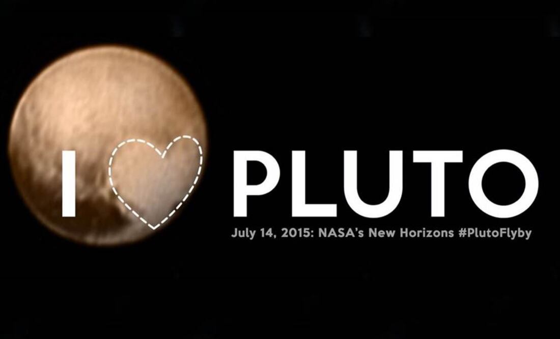 ¿Plutón está enamorado? Foto: NASA