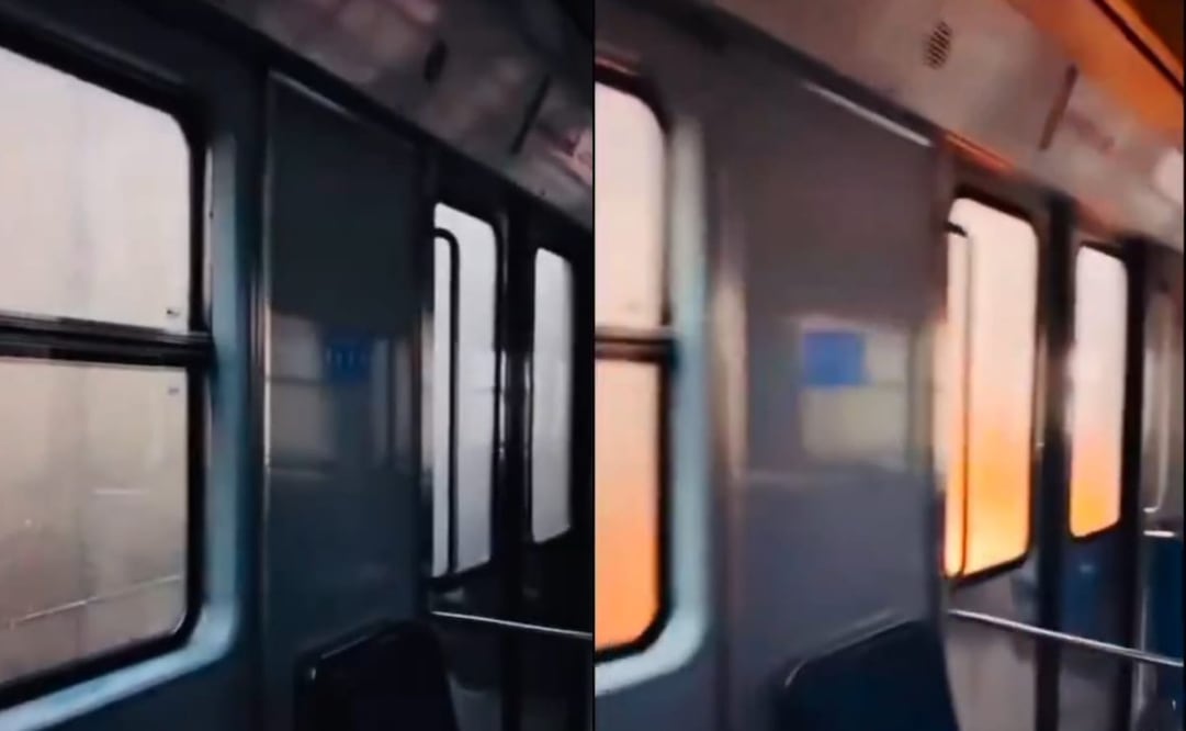 Usuarios del Metro reportaron un chispazo en una estación de la Línea A; sin embargo, el STC informó que el incidente no corresponde a un hecho reciente. Foto: Captura de pantalla (@MetroViralMx)
