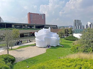 Guggensito: conoce un 'museo' inflable en CDMX