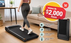Amazon México remata caminadora eléctrica portátil en menos de 2 mil pesos; aprovecha la oferta ahora