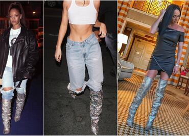 Ahora tú también puedes tener las costosas botas glitter de Kendall Jenner y Rihanna