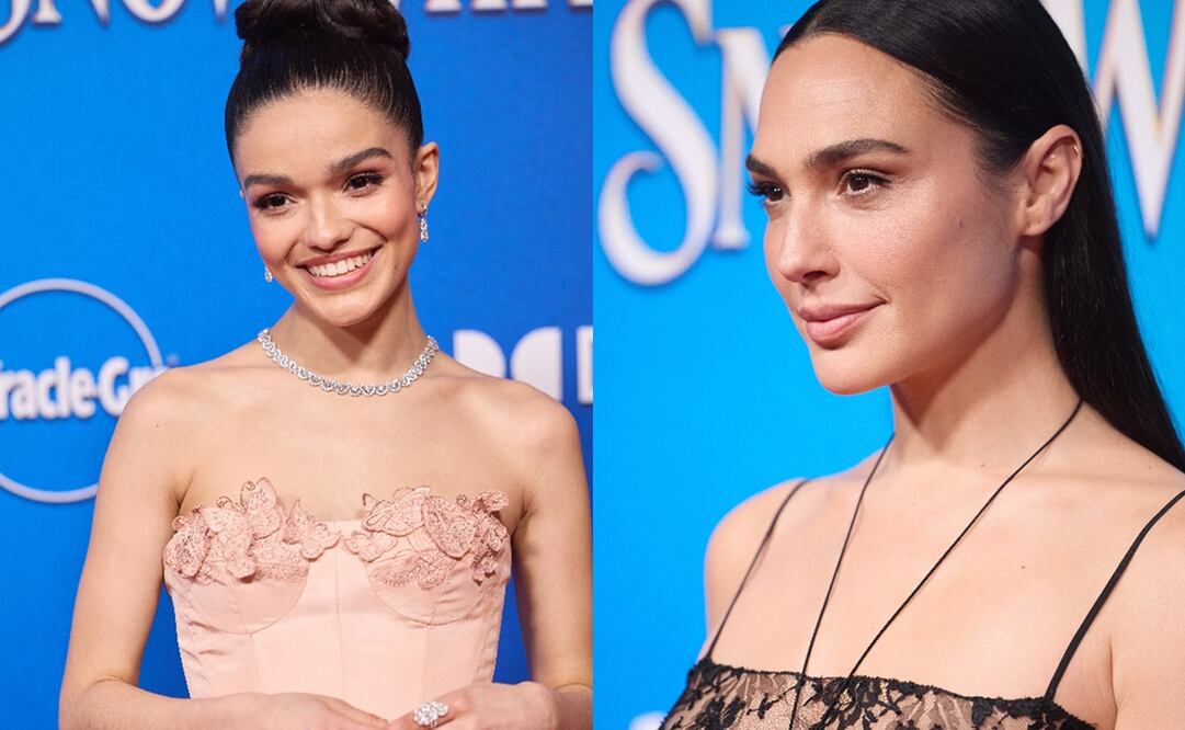 Gal Gadot y Rachel Zegler en la premier de "Blancanieves" en Los Ángeles. Foto: EPA/EFE.