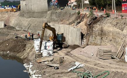Derrumbe de un talud deja un trabajador sin vida y 3 lesionados en Tula, Hidalgo