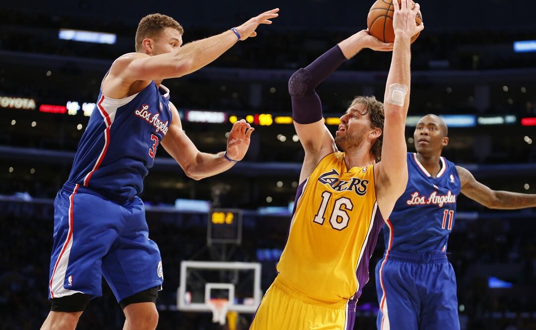 Gasol en su etapa como jugador de los Lakers / Foto: AP