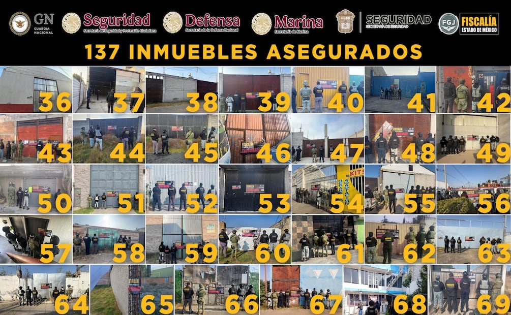 Operación Senda golpea al robo de carga en Edomex; detienen a 26 objetivos prioritarios. Foto: Especial