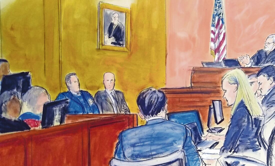 Un jurado anónimo admitió que la mitad de sus colegas conocían las historias que se publicaron sobre Joaquín El Chapo Guzmán a lo largo del juicio, y que acordaron mentir al juez sobre el tema. Foto: ELIZABETH WILLIAMS. AP