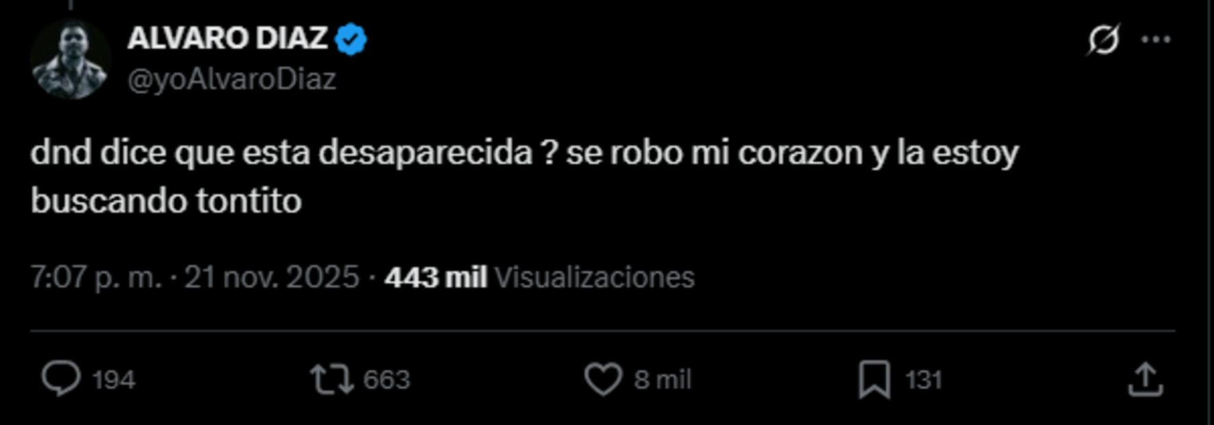 La publicidad del intérprete fue criticada en la red. Foto: 'X'