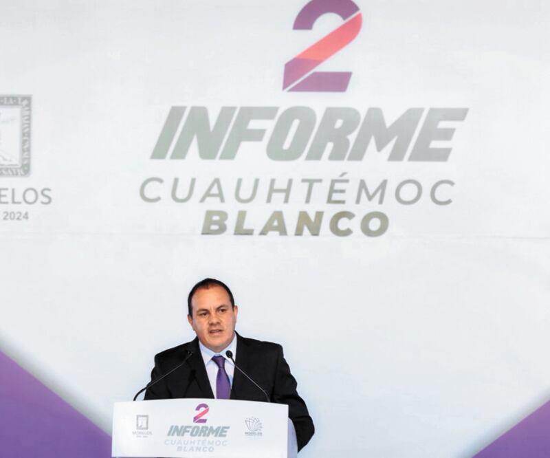 Cuauhtémoc Blanco refirió que en Morelos se han anulado siete de los 10 criminales más peligrosos. Foto: TOMADA DE TWITTER