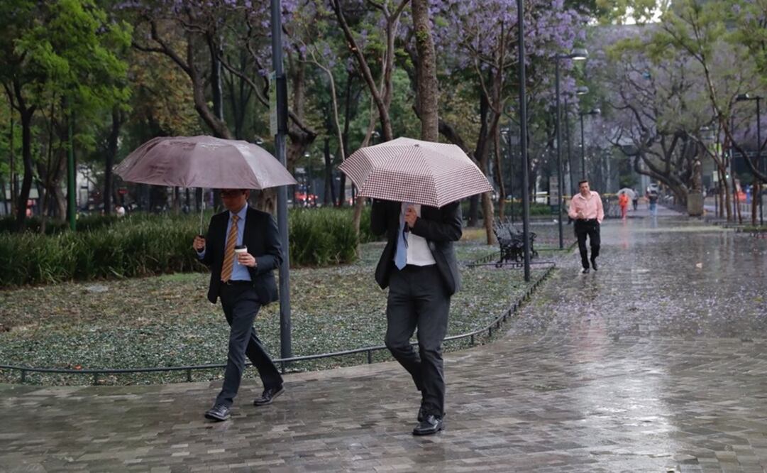 Agregó que aún hay lluvia ligera en Azcapotzalco, Iztacalco, Cuajimalpa, Álvaro Obregón, Miguel Hidalgo, Cuauhtémoc, Iztapalapa y Coyoacán (Foto: Iván Stephens/ EL UNIVERSAL)