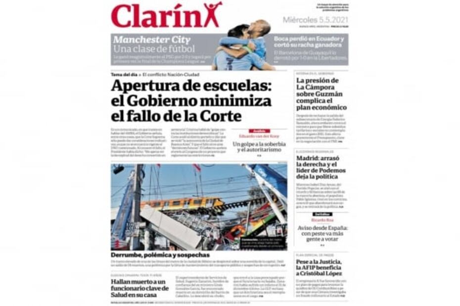 "México busca respuestas"; diarios del mundo retratan la tragedia de la Línea 12 del Metro