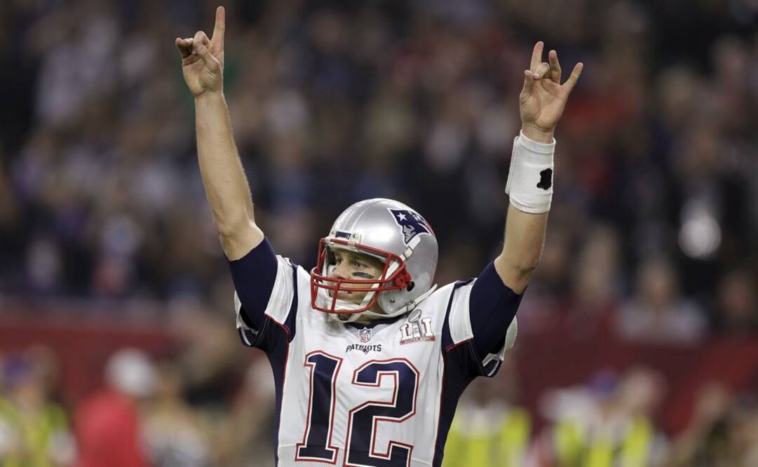 Tom Brady Quarterback de los Patriotas AP.