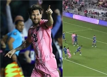 El golazo de Lionel Messi en la Copa de Campeones de la Concacaf; se acercan a Octavos de Final