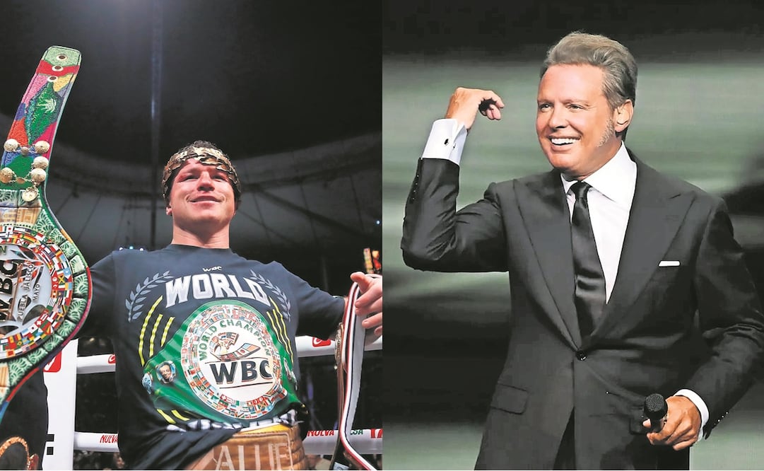 Canelo Álvarez y Luis Miguel podrían compartir cuadrilátero / Foto: Especiales