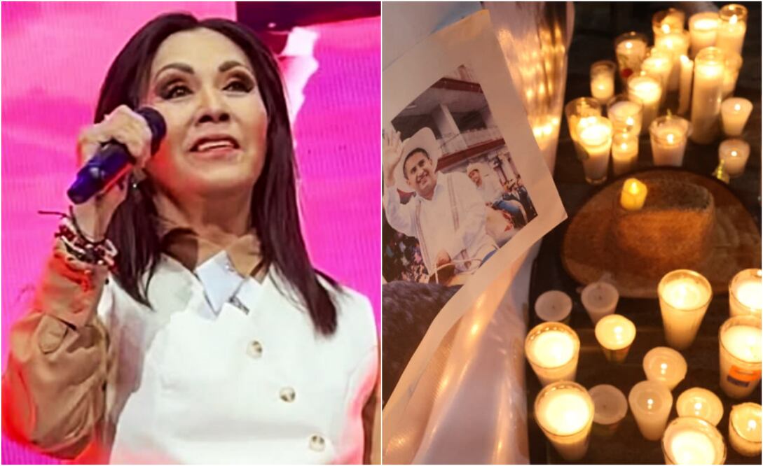 Ana Gabriel lamenta el asesinato del político Carlos Manzo (1985 - 2025) en su último concierto en Orlando, Florida.
Fotos: Instagram & EL UNIVERSAL / Luis Camacho