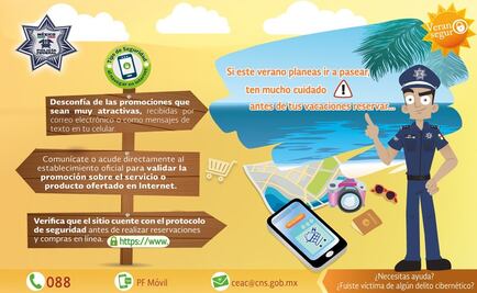 PF ofrece tips contra fraudes cibernéticos en vacaciones