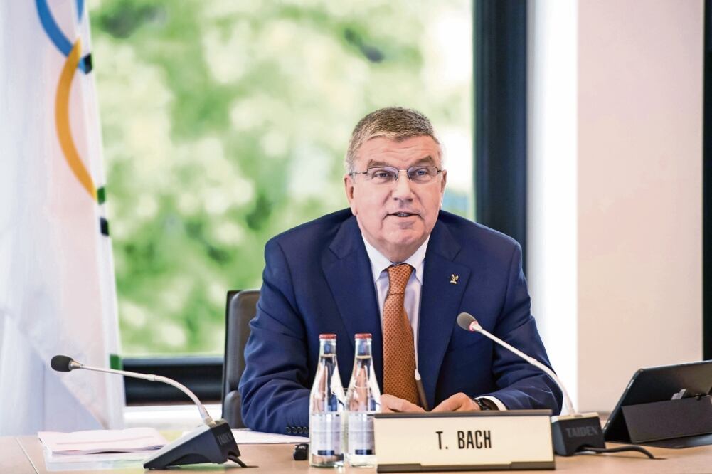 Thomas Bach, presidente del COI, lideró reunión (JEAN-CHRISTOPHE BOTT. AP)
