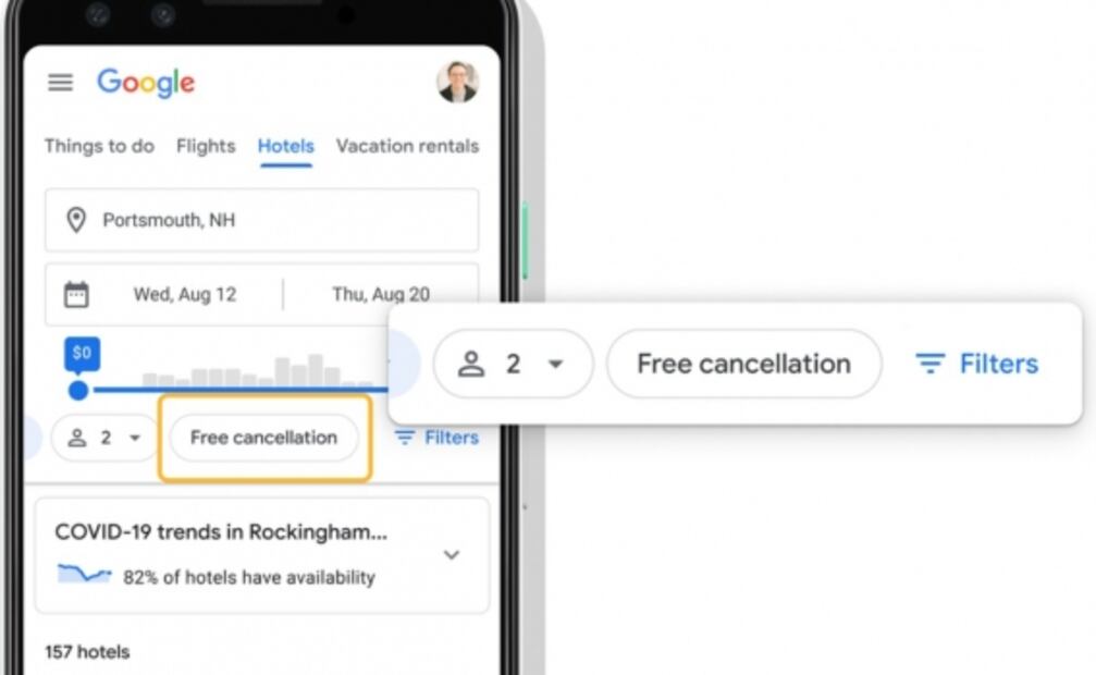Google te dirá a dónde es mejor viajar en tiempos de Covid-19