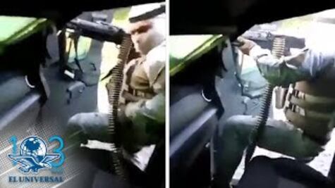 Nuevo video muestra tiroteo durante el enfrentamiento en Tepalcatepec