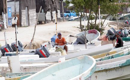 Cierre de puertos por frente frío afecta a 16 mil pescadores en Yucatán 