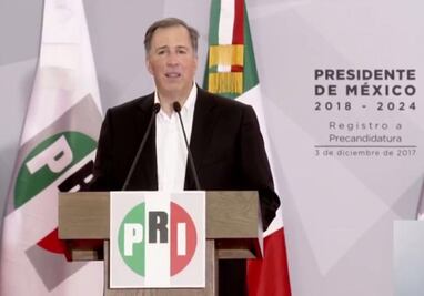 Meade se registra como precandidato del PRI a la Presidencia