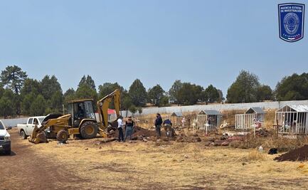 Exhuman 10 cuerpos que sepultaron de manera clandestina en panteón de Chihuahua; nadie ha sido identificado