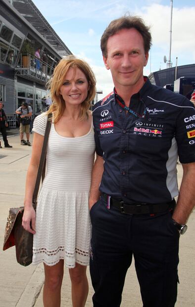 Geri Halliwell y Christian Horner - Foto: EFE