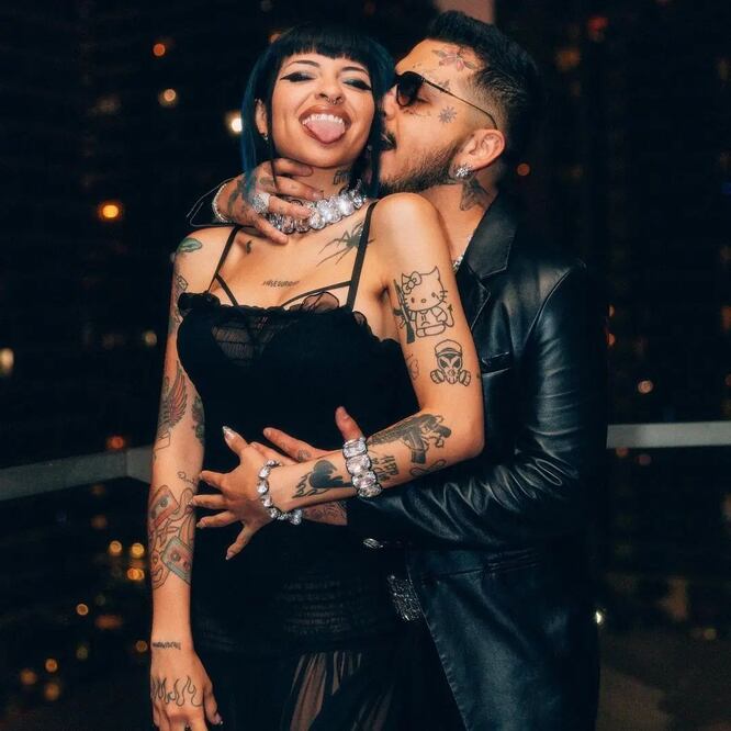 Cazzu junto a su novio Christian Nodal (Fuente Instagram: @cazzuglobal)