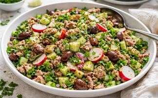 Cómo hacer ensalada de atún para comer esta Cuaresma