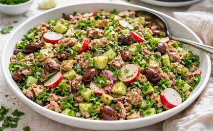 Cómo hacer ensalada de atún para comer esta Cuaresma