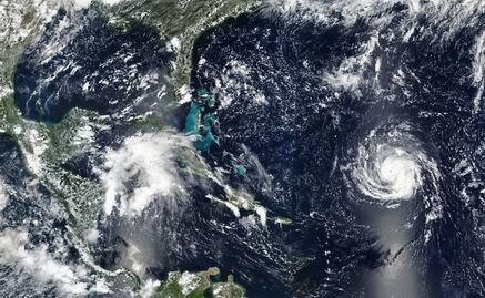 Así se ve el peligroso huracán Florence desde el espacio