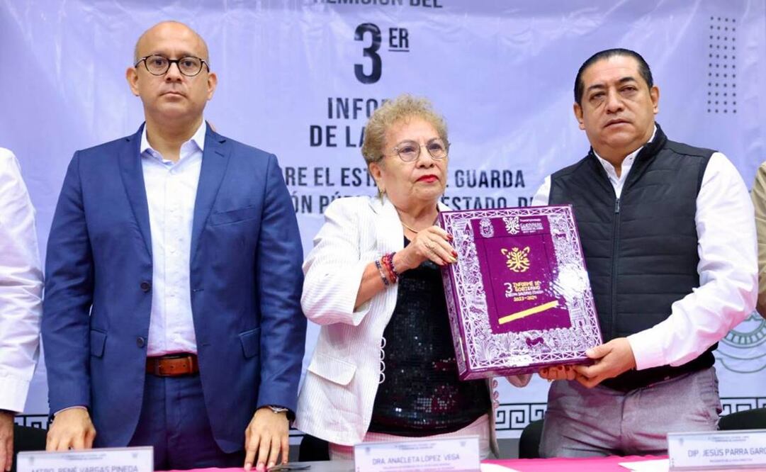 Entrega del tercer informe de Gobierno de Evelyn Salgado / Foto: Especial