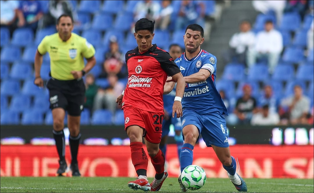 Cruz azul dejó escapar el triunfo contra Tijuana y llegó a ocho partidos sucesivos sin ganar / FOTO: Imago7