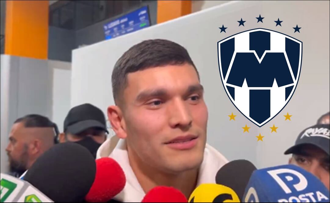 Brandon Vázquez llegó a la ciudad de Monterrey para reportar con Rayados / Foto: Especiales