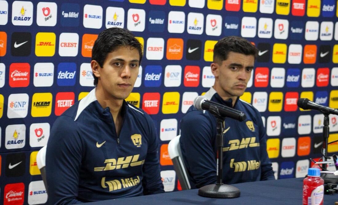 José Juan Macías y Rodrigo López en conferencia de prensa - Foto: Maritza Villagómez/EL GRÁFICO