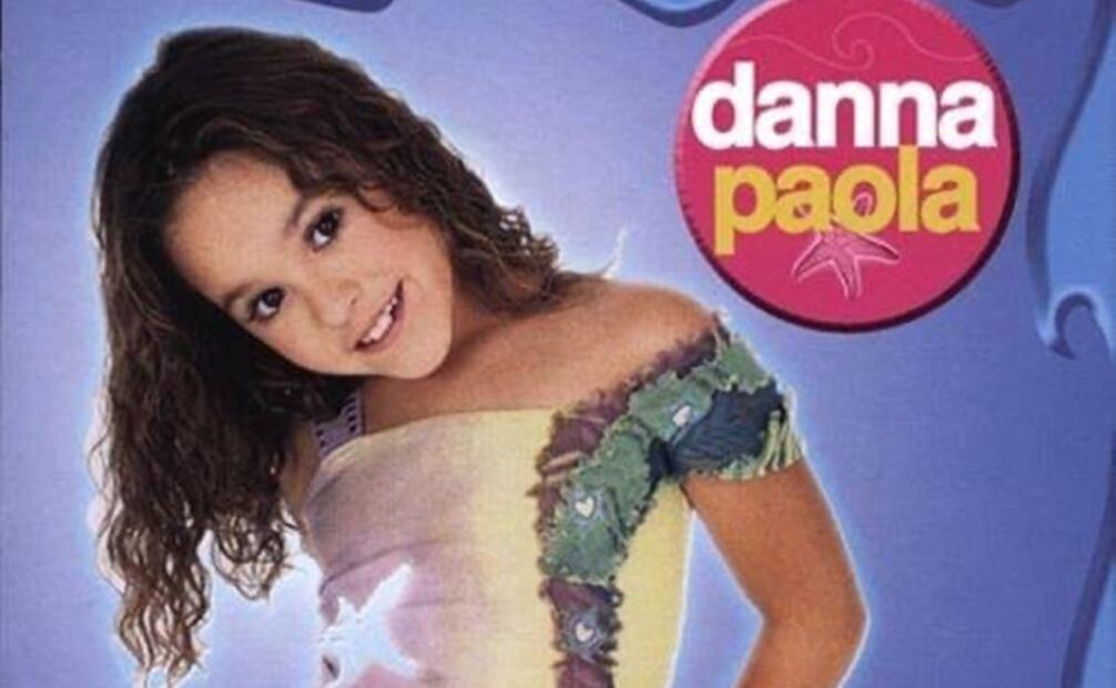 Danna Paola como protagonista de "Amy, la niña de la mochila azul", en el 2004. Foto: Especial 