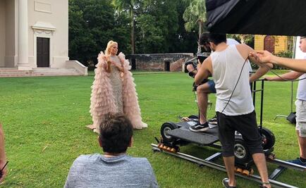 Yuri graba su nuevo videoclip en Mérida