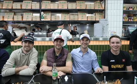 Nascar: Pilotos viven auténtica experiencia mexicana; comieron tacos y fueron a las luchas