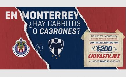 Chivas "provoca" a aficionados Rayados