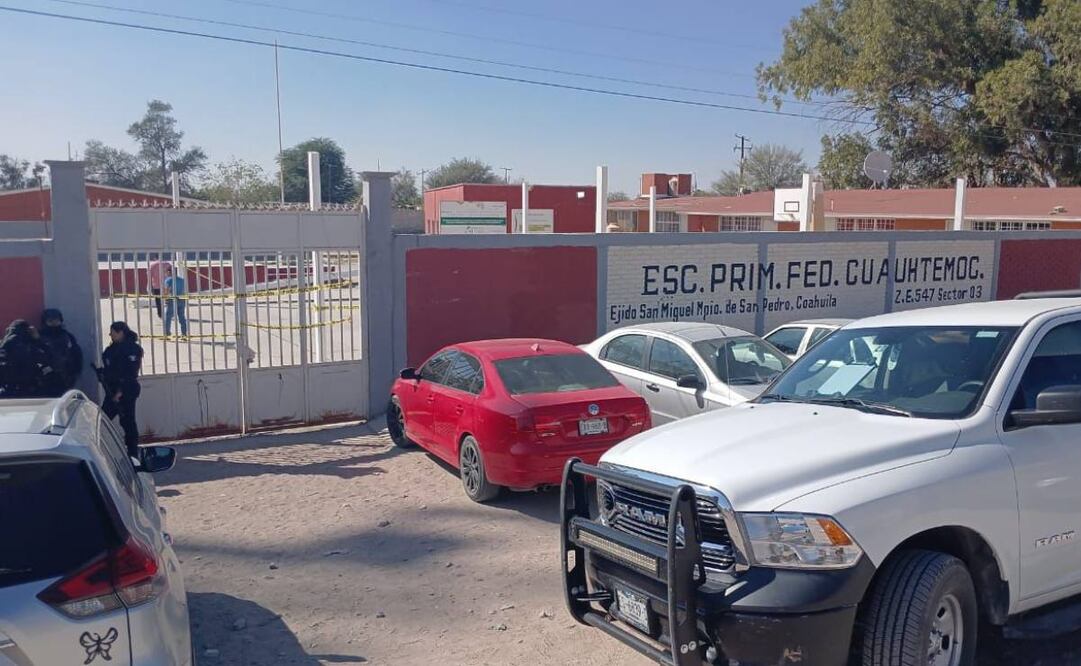 Escuela primaria “Cuauhtémoc”, ubicada en el ejido San Miguel, San Pedro, Coahuila. Foto: Especial