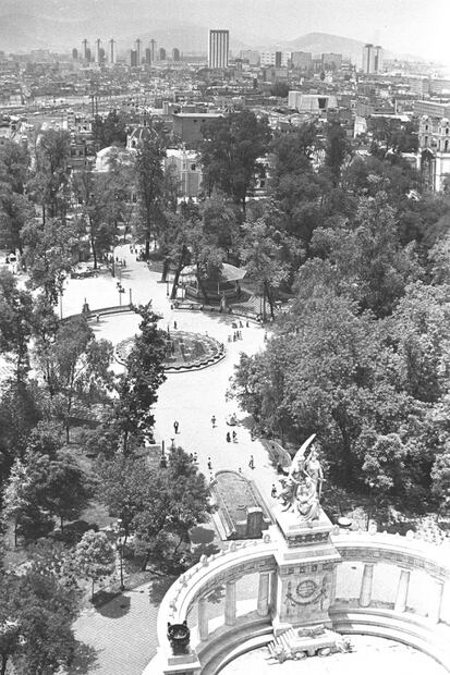 El hemiciclo donde Porfirio Díaz quería dar discursos