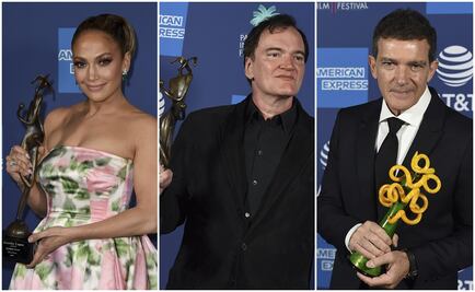 JLo, Tarantino y Banderas son premiados en Palm Springs
