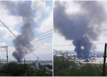 Se registra incendio en negocio de Iztapalapa