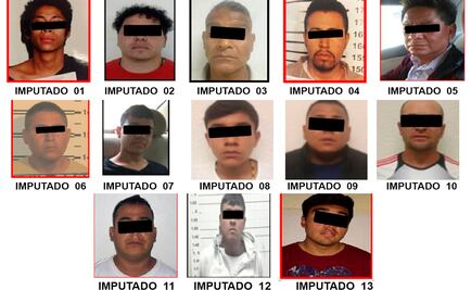 Procuraduría detiene a 13 en siete delegaciones por diversos delitos