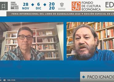 "Feria de Guadalajara, portavoz del pensamiento conservador": Taibo II