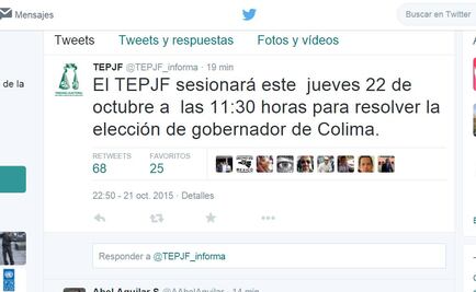 TEPJF sesiona mañana por elección de gobernador en Colima