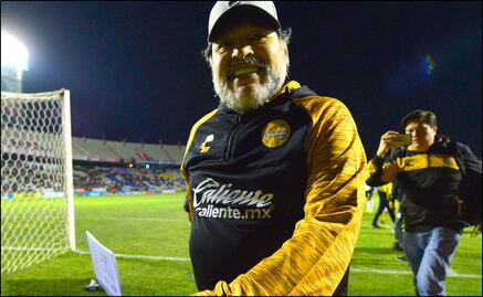 Así motiva Diego Armando Maradona a los Dorados