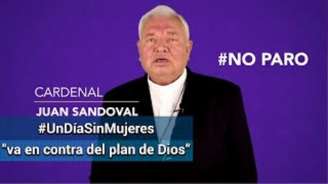 Es peor el aborto que la violencia contra las mujeres: cardenal Sandoval