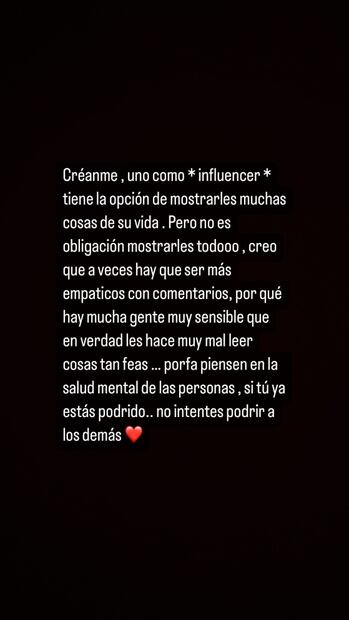 Issa Vegas explotó contra sus haters por este peculiar motivo